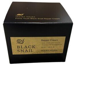 New in Box Holika Black Snail Repair Cream 1.69 fl. oz